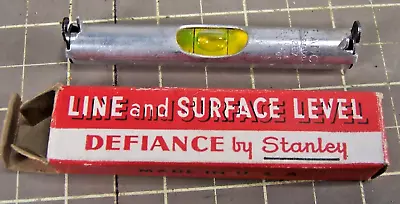 Vintage Defiance Level Stanley No. 1287 Surface And Line Level With Box (c) • $8