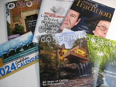 History Magazines  Fallingwater Frank Lloyd Wright  Williamsburg  Michigan • $12.95