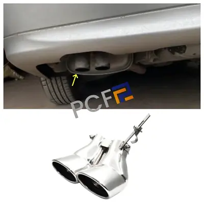 For Mercedes Benz W203 C240 C320 Stainless Car Rear Exhaust Tip Muffler Tailpipe • $129.30