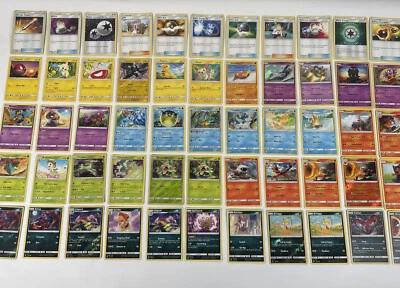 £14.99 • Buy Pokemon Shining Legends Card Bundle X55 Common Uncommons Rare Holo No Duplicates