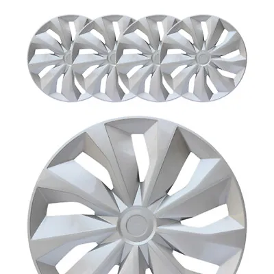 For Hyundai Elantra Honda 15  Hub Caps Full Set Wheel Covers Fit Steel Rims 4PC • $38.98