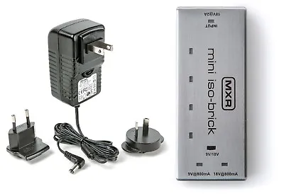 MXR M239 MINI ISO-BRICK Power Supply 4-9V Outputs & 1 Switchable 9V/18V Output • £96.41