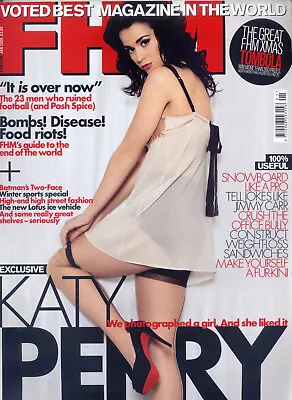 FHM Magazine January 2009 Feat. Katy Perry On The Cover • £6