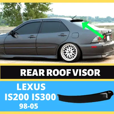 $110 • Buy Fits Lexus IS200 IS300 XE10 Altezza - Rear Roof Visor Spoiler Wing (1998-2005)