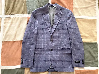 Ted Baker Pastel Purple Windowpane Plaid Karl Sport Coat Jacket 36 R Mens NEW • $69.96