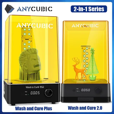 $319 • Buy ANYCUBIC Wash And Cure 2.0/ Plus Light & Rotary Curing For LCD 3D Printer A Lot