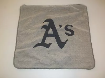 Pottery Barn Teen Sweatshirt A's MLB Pillow Cover 18  Gray #712 • $32.49