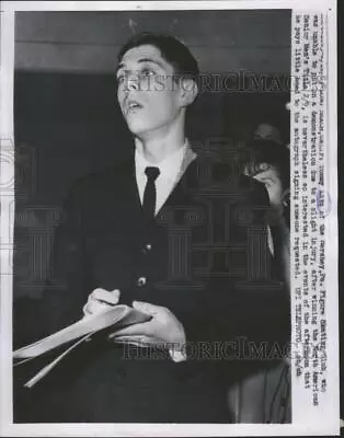 1963 Press Photo Tommy Litz Figure Skating Champion • $19.99