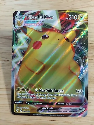 $11.99 • Buy Pikachu Vmax 044/185 Vivid Voltage NM Full Art Ultra Rare Pokemon Card