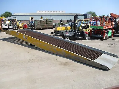 £3950 • Buy Copperloy Loading Ramp Container Ramps Dock Forklift Yard Mobile Delivery Ok