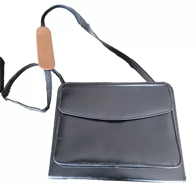 Vtg Franklin Quest Covey Leather Planner Bag Crossbody Strap Purse Organizer~☆~ • $89