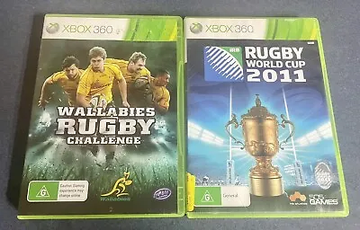 Xbox 360 Wallabies Challenge & Rugby World Cup 2011  Pre Owned GUC FREE POST • $18.95