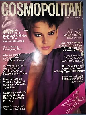Cosmopolitan Australia March 1984- Rare 1980s Women's Vintage Fashion Mag • $39.90