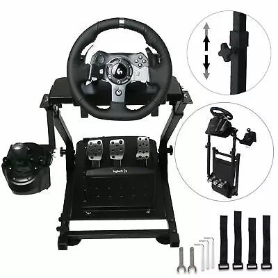 Racing Simulator Steering Wheel Stand GT Gaming For G27 G29  G920 T300RS • $65.50