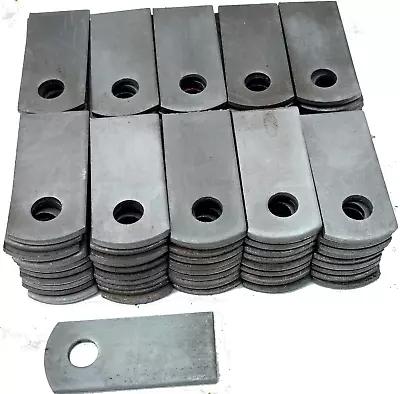 Steel Weld Tab 1  W 2-3/8  H 3/8  Hole 1/8  Thickness Qty 100 • $45.99