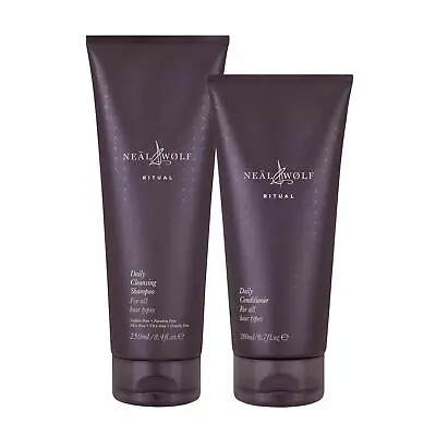 Neal & Wolf Ritual Daily Cleansing Shampoo 250ml + Conditioner 200ml • £31