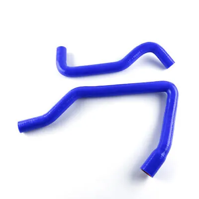 Blue For Mitsubishi Colt Ralliart Z27A 4G15 Silicone Radiator Coolant Hoses Kit • $65