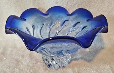 $25 • Buy Shannon Cobalt Blue Handmade Crystal Bowl Designs Of Ireland