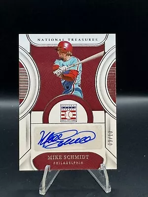 2023 National Treasures Baseball Mike Schmidt Hall Of Fame Auto 09/10 Phillies • $23.69