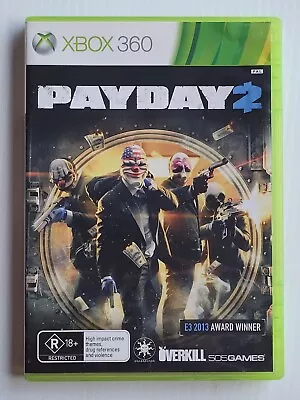 Payday 2 - Microsoft Xbox 360 - Includes Manual And Free Postage  • $9.77