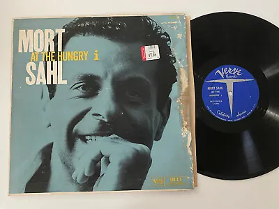 MORT SAHL LP AT THE HUNGRY I  1960 VERVE MG V-15012 MONO BLUE LABELS 1ST PRESS • $9.60
