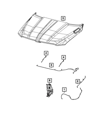 New Genuine Mopar Hose Windshield Washer 2019-2024 OE 68421740AB • $15.19