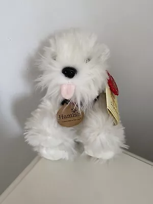 Dog Soft Toy Hamish White West Highland Terrier Keel Toys 8” With TAGS Handmade • £9.90