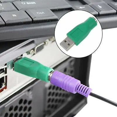$1.31 • Buy USB Male To PS2 Din 6 Pin Female Adapter Converter For Keyboard Mouse Mouse