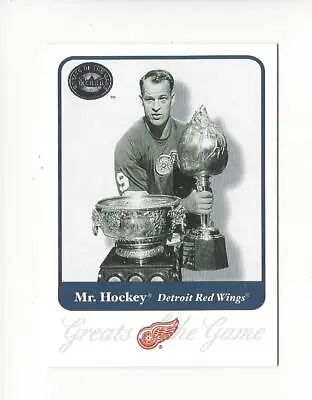 2001-02 Fleer Greats Of The Game Hockey Singles (1-89) - You Choose • $0.99