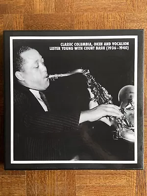 Lester Young With Count Basie 4 CD Mosaic Records Box Set Columbia Okeh Vocalion • $149.99