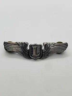 Vintage WWII Aviation Wings Badge Pin Liaison Pilot 2.75” • $59.99