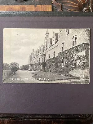 Welsh Girls School Ashford Middlesex 1920 Postmark Antique Postcard  • £0.99