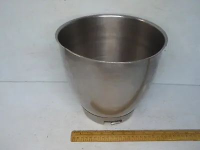 £14.99 • Buy Used Kenwood Chef Stainless Steel Mixing Bowl .Swedish Made Kenwood Mixing Bowl