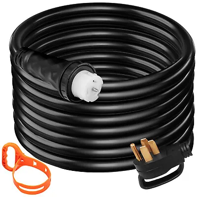 VEVOR 10-75ft Generator Power Cord 50A 14-50P To CS6364 Locking Connector • $254.99