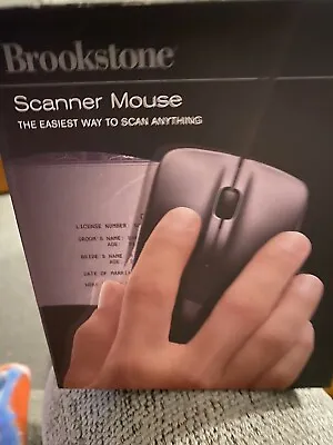 NEW~Brookstone Scanner Mouse USB (Scans Documents Photos Receipts) • $15