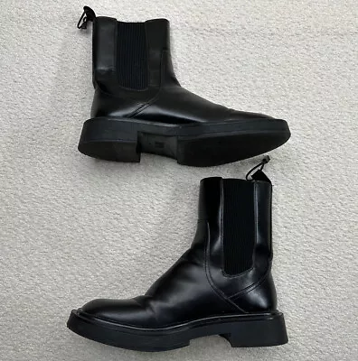 $29.99 • Buy Zara Women’s Ankle Boots Black Size 38 US 7.5 Perfect Condition