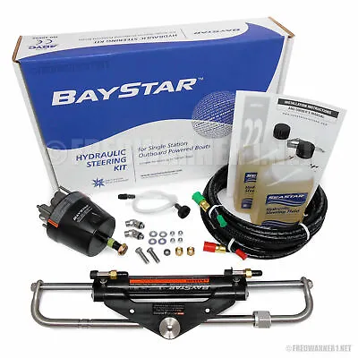 SeaStar HK4200A-3 BayStar Hydraulic Outboard Steering Kit Teleflex Marine System • $988.99