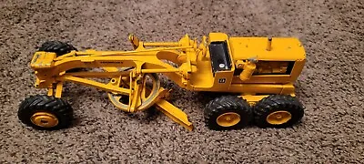 Vintage Reuhl Ertl Caterpillar No12 Road Grader Scraper Toy Construction Tractor • $180