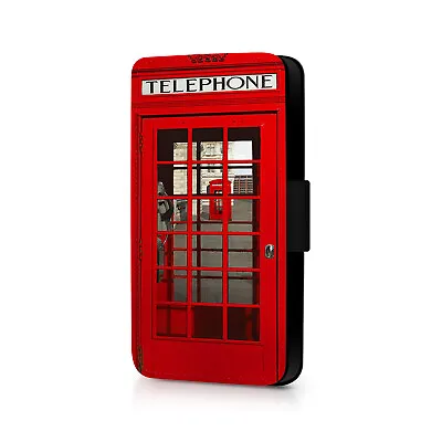 London Red Telephone Box Phone Flip Case For IPhone - Huawei • £5.99