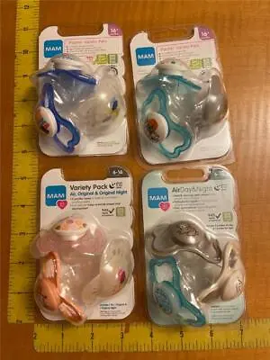 MAM Orthodontic Pacifier Air Day & Night 3 Pack 6-16 Months • $8.07