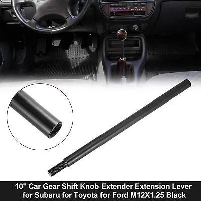 10  Car Gear Shift Knob Extender Extension Lever For Subaru For Toyota M12X1.25 • $10.49