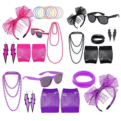 80s Costumes For Women 80s Fancy Dress Costume Accessories Attractive • $21.49