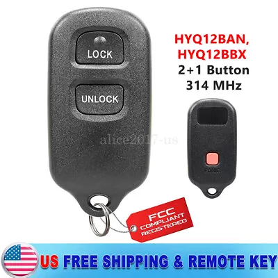 For 2003 2004 2005 2006 Toyota Tundra Keyless Remote Key Fob 3 Button HYQ12BBX • $9.79