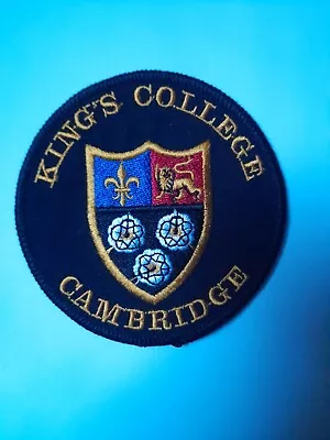 Fabric Badge - Kings College Cambridge - 10 Cm Diameter • £2