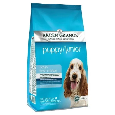 £20.78 • Buy Arden Grange Puppy/Junior Dog With Chicken Dry Dog Food - 2kg, 6kg, 12kg