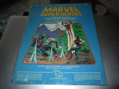 Marvel Super Heroes The Last Resort Tsr Official Game Adventure  Map New Sealed • $39.99