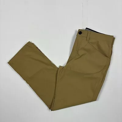 Orvis Men’s Cargo Tech Pants Stretch Water Repellent Zip Khaki 34x30 • $24.99