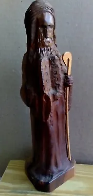 11  Wooden Carving Of Moses With Ten Commandments Tablets • $23.95