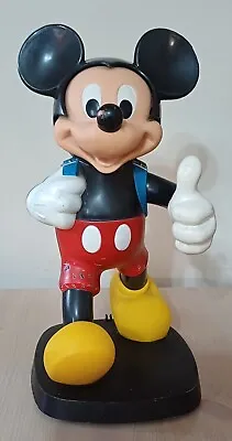 Disney Mickey Mouse Vintage Tyco Novelty Telephone Backpack Push Button WORKING • £19