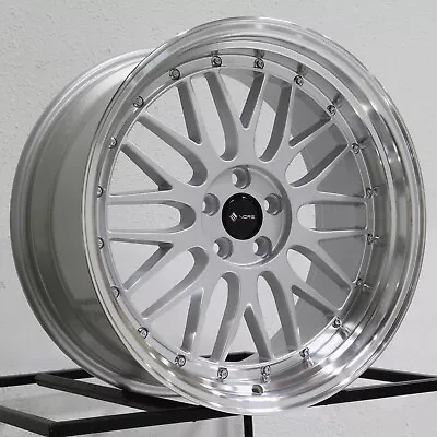 One 19x9.5 Vors VR8 5x114.3 22 Silver Wheel Rim 73.1 • $234.75